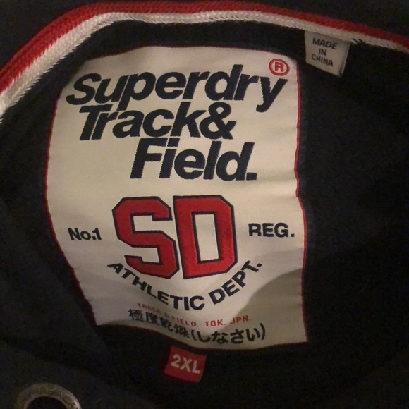 Super Dry Track & Field sweatshirt hoodie size XXL - Picture 6 of 7